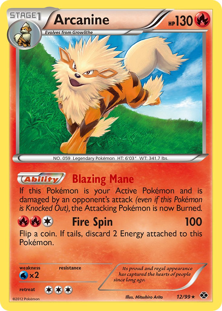 Next Destinies Arcanine [Prerelease] Pokémon card